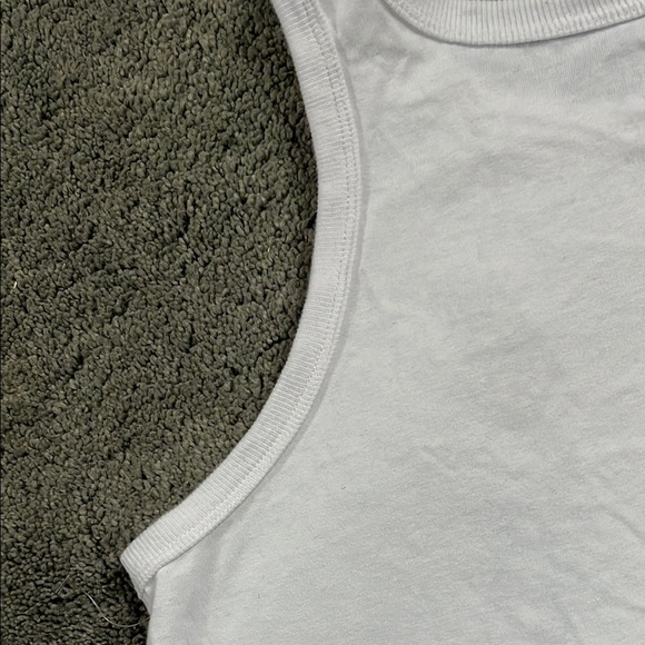 AC/DC White and Pink Tank Top with Lightning Bolts - Picture 11 of 13